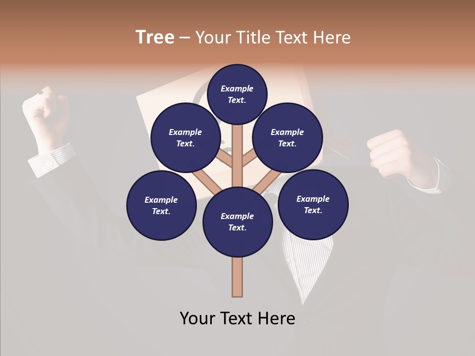 Hiding Drawn Doubt PowerPoint Template