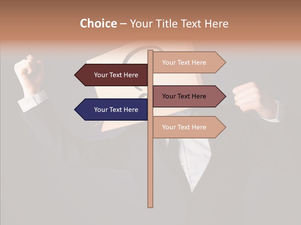 Hiding Drawn Doubt PowerPoint Template
