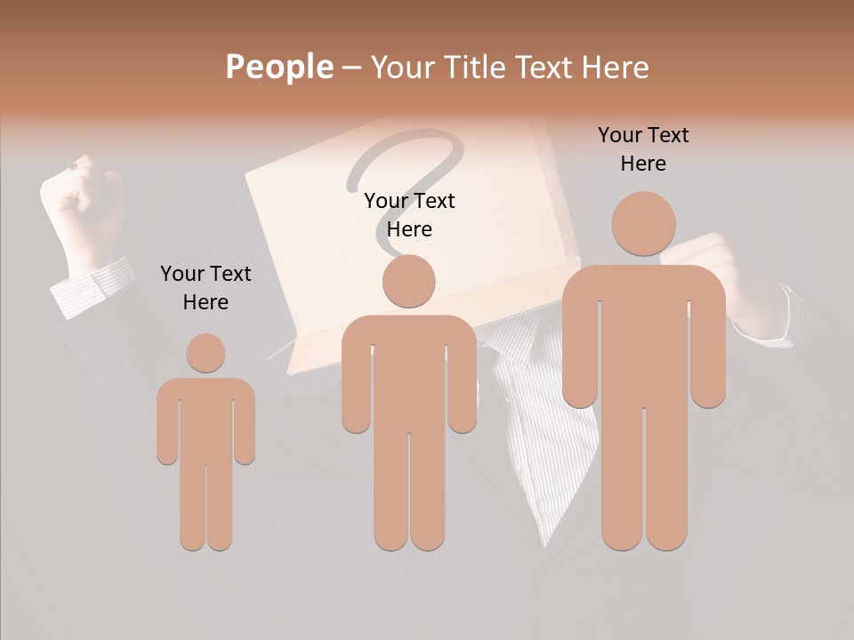 Hiding Drawn Doubt PowerPoint Template