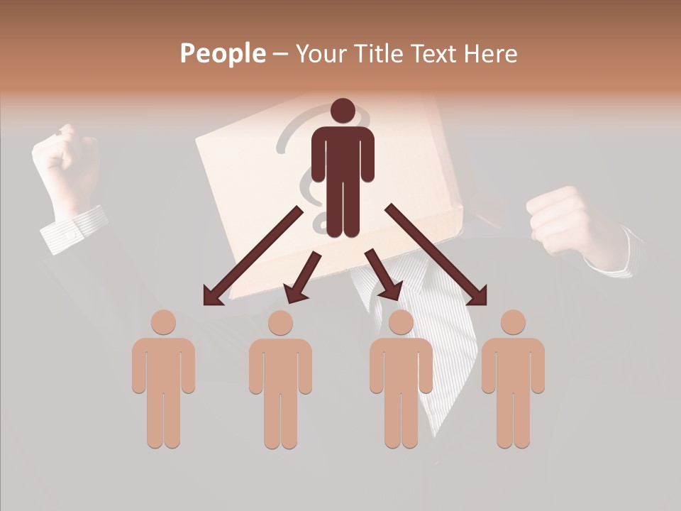 Hiding Drawn Doubt PowerPoint Template