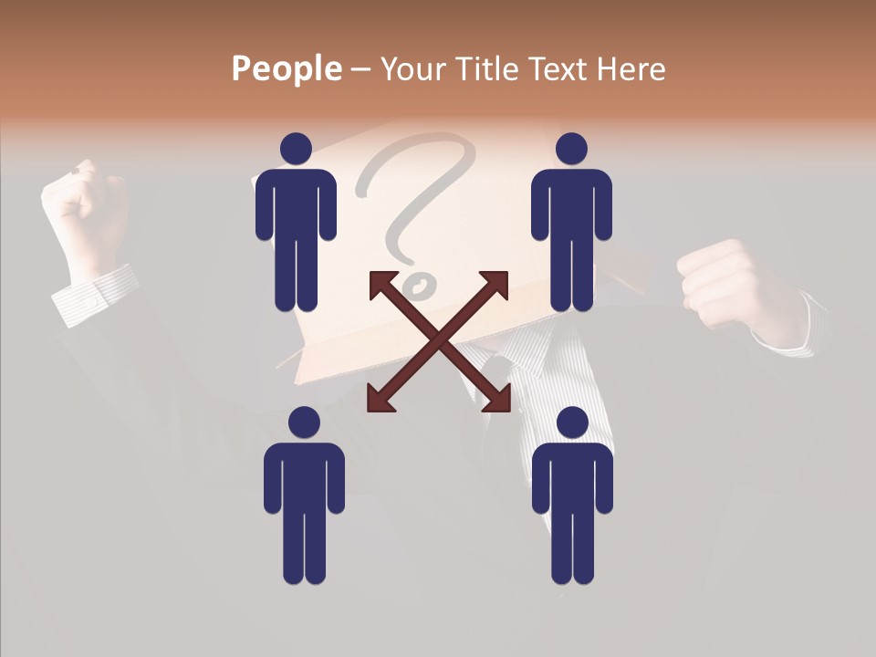 Hiding Drawn Doubt PowerPoint Template