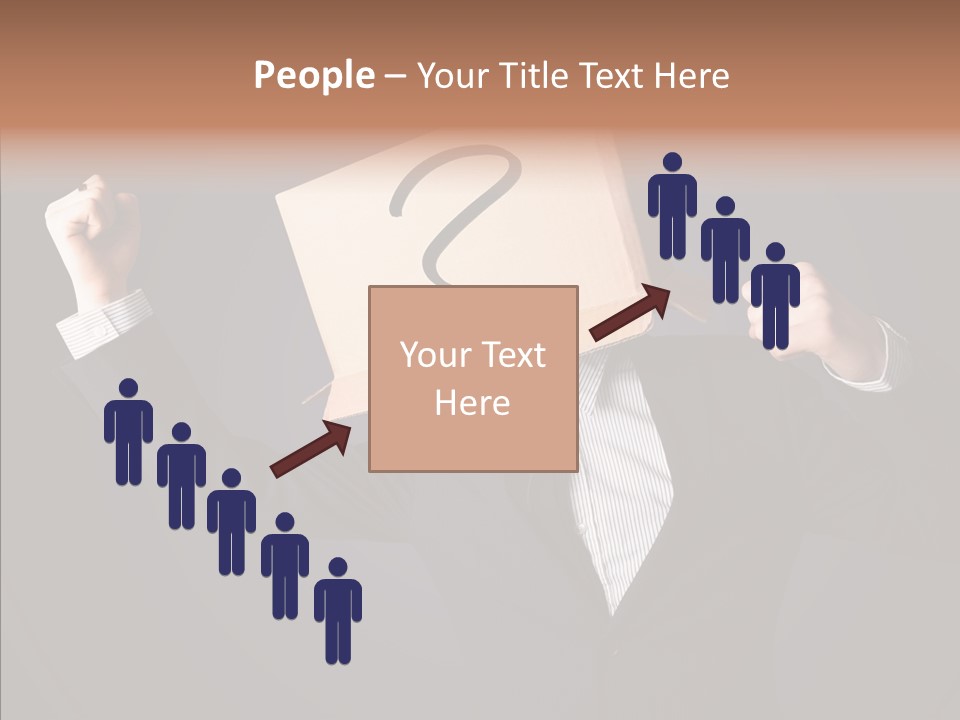 Hiding Drawn Doubt PowerPoint Template