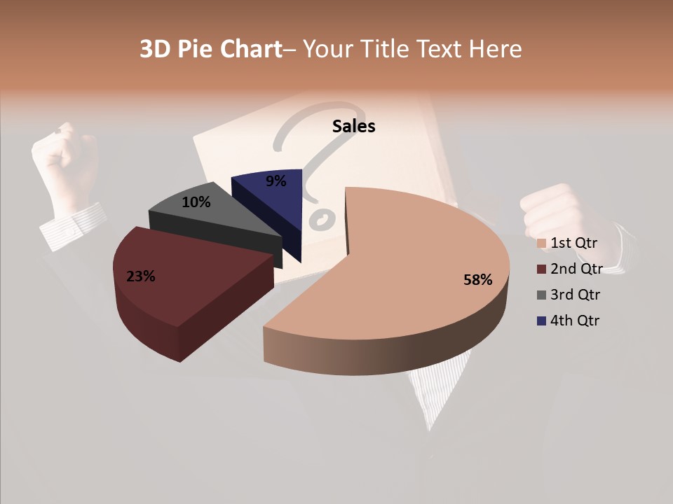 Hiding Drawn Doubt PowerPoint Template