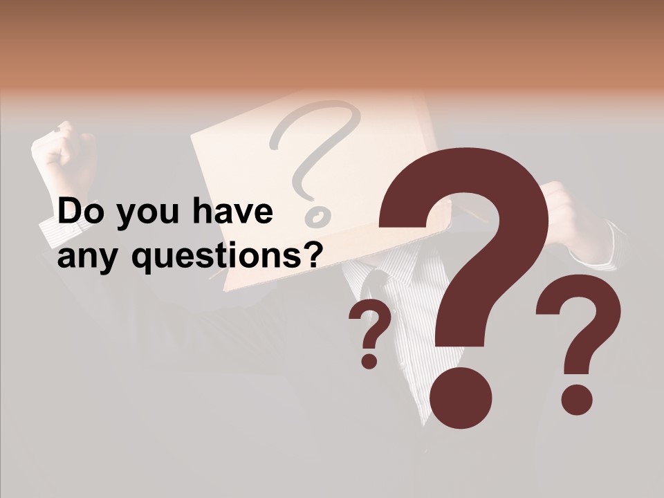 Hiding Drawn Doubt PowerPoint Template