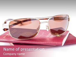 Spectacle Orange Summer PowerPoint Template