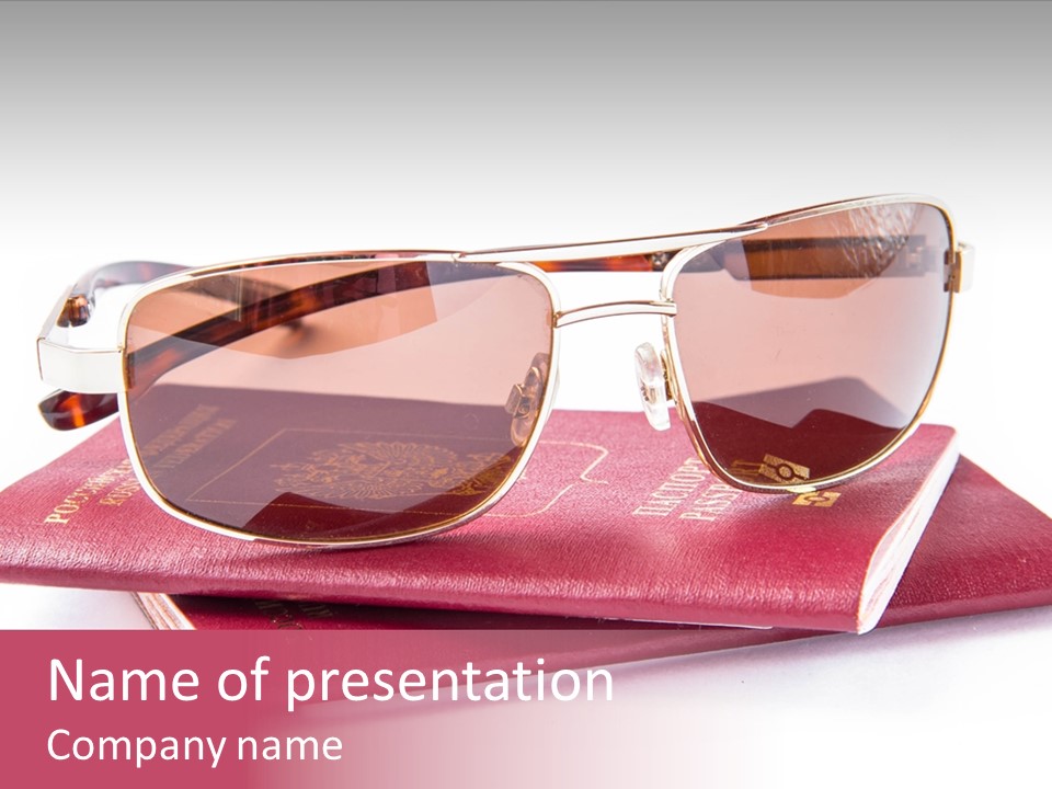 Spectacle Orange Summer PowerPoint Template