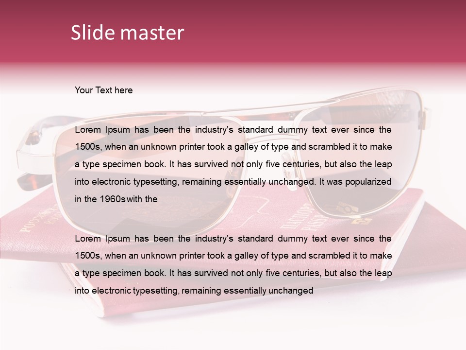 Spectacle Orange Summer PowerPoint Template