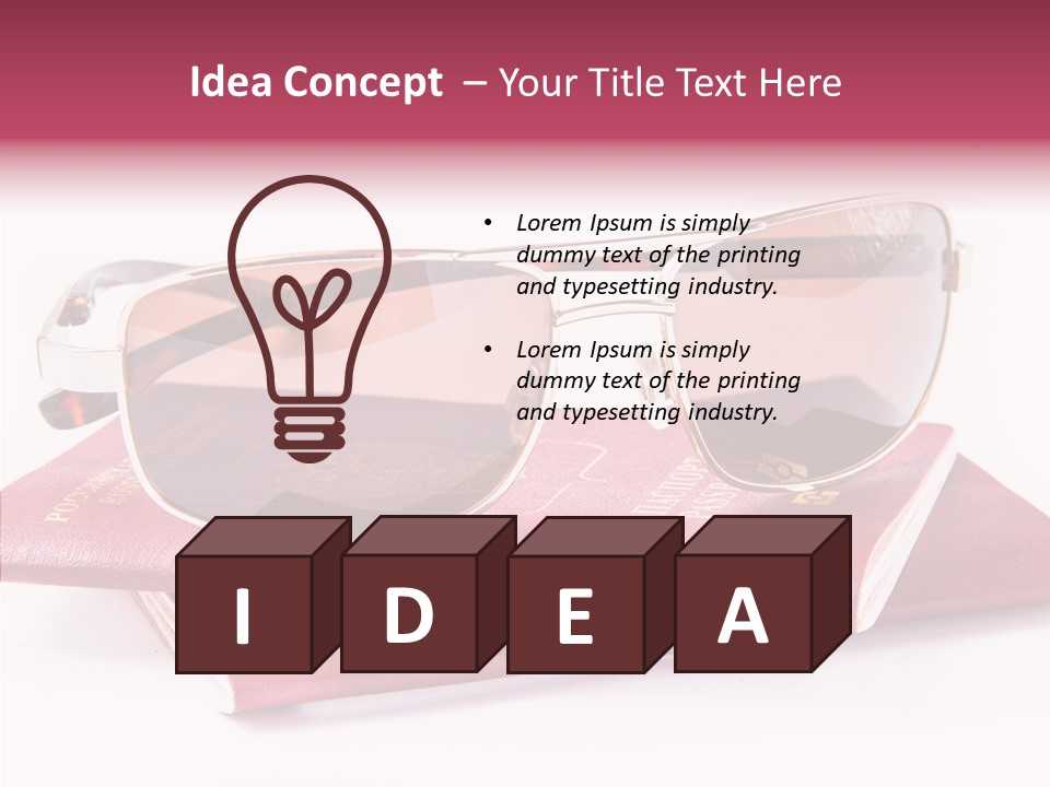 Spectacle Orange Summer PowerPoint Template