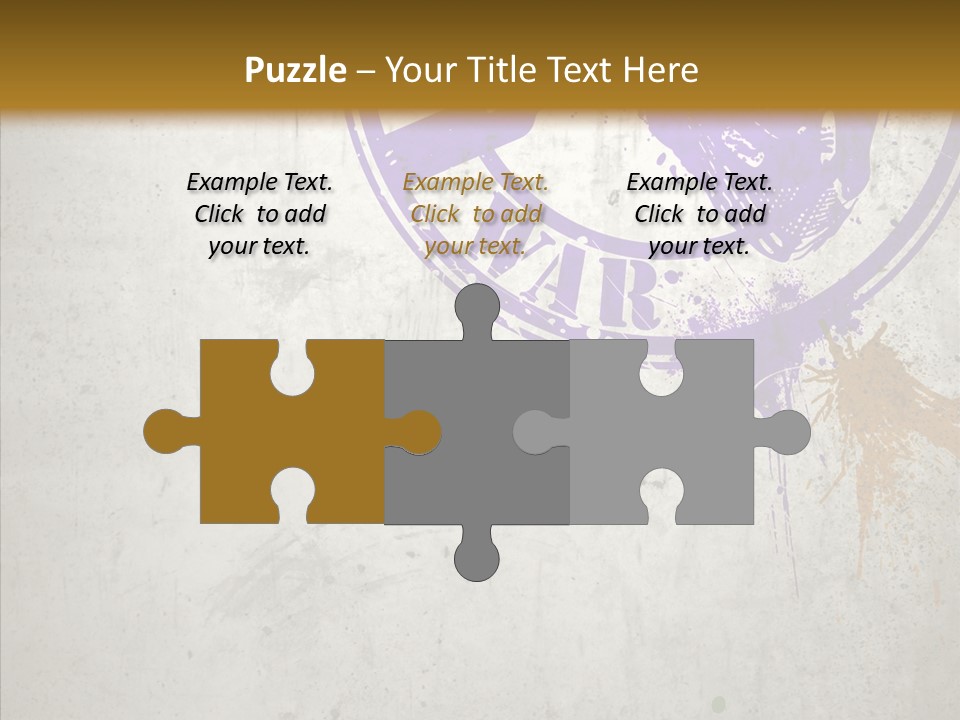 Spring Poster Grunge PowerPoint Template