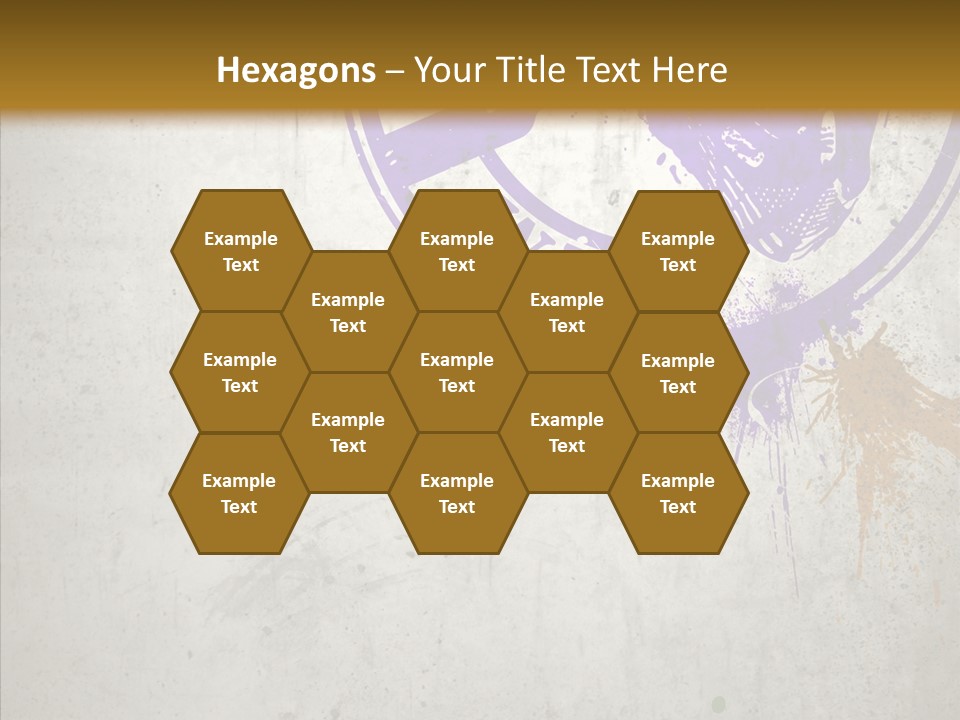 Spring Poster Grunge PowerPoint Template