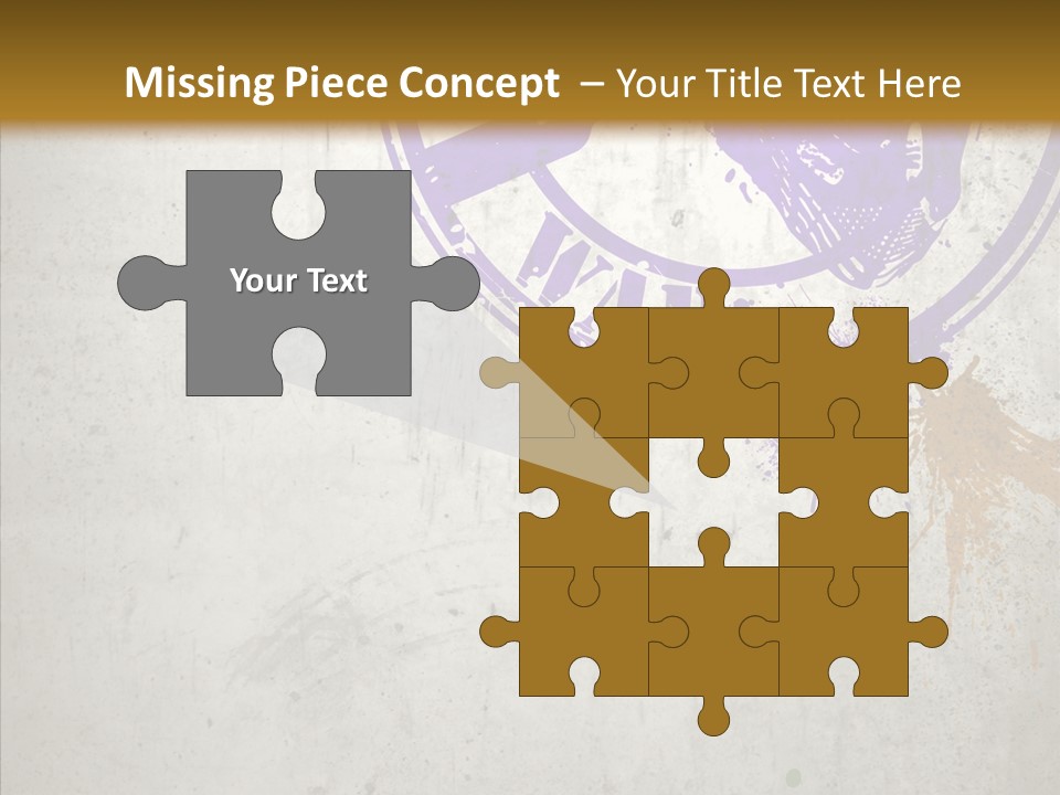 Spring Poster Grunge PowerPoint Template