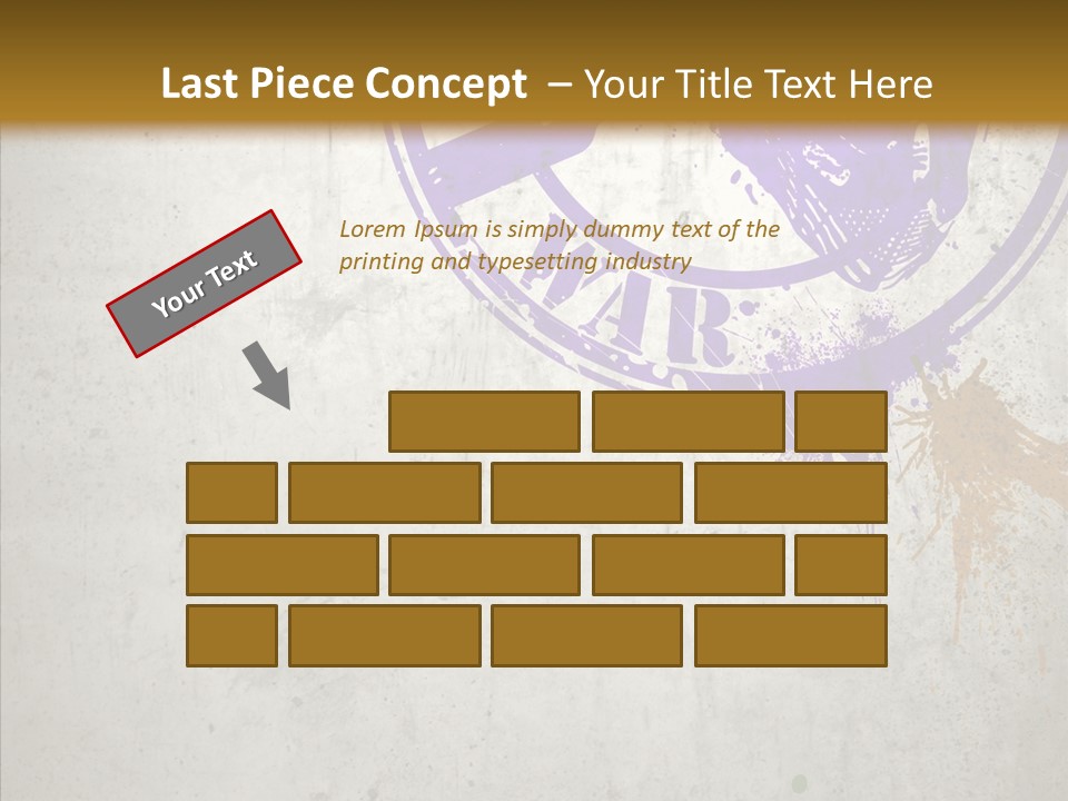 Spring Poster Grunge PowerPoint Template