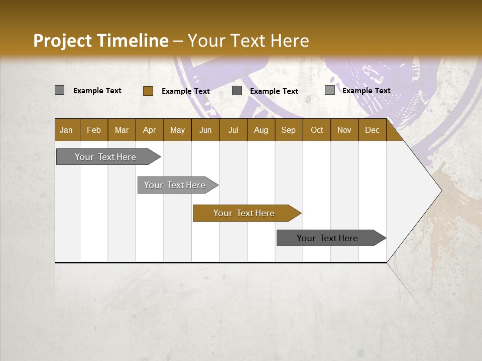 Spring Poster Grunge PowerPoint Template