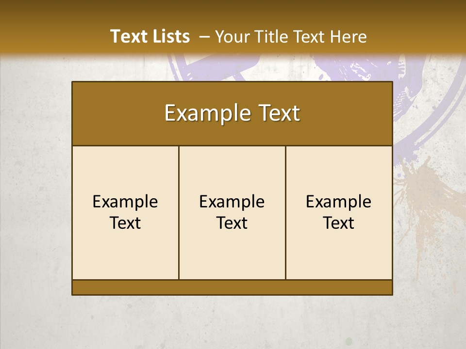 Spring Poster Grunge PowerPoint Template