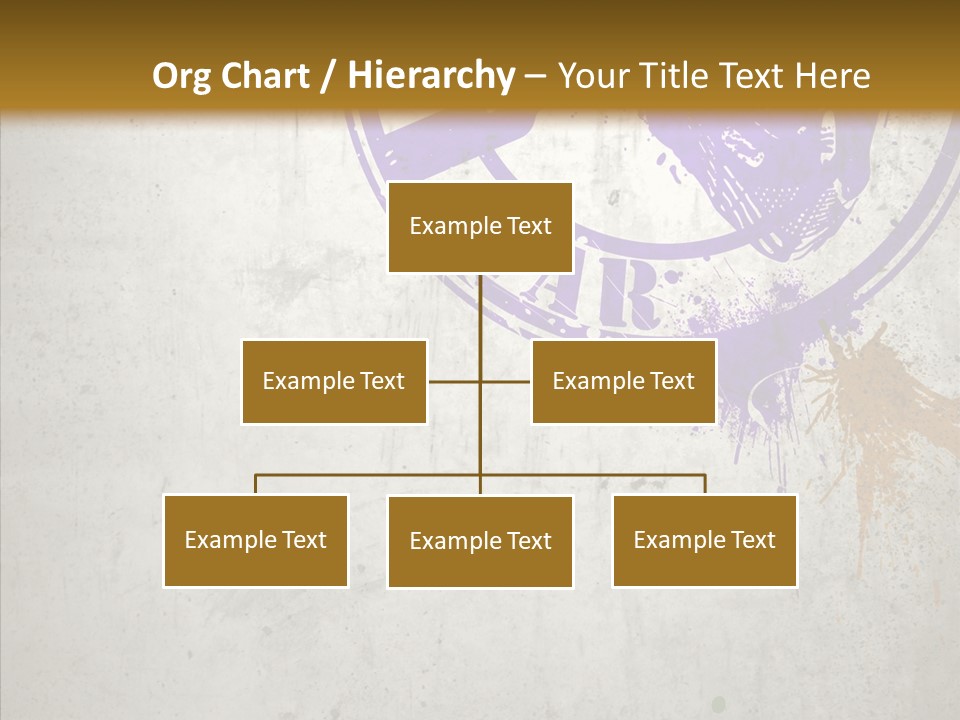 Spring Poster Grunge PowerPoint Template