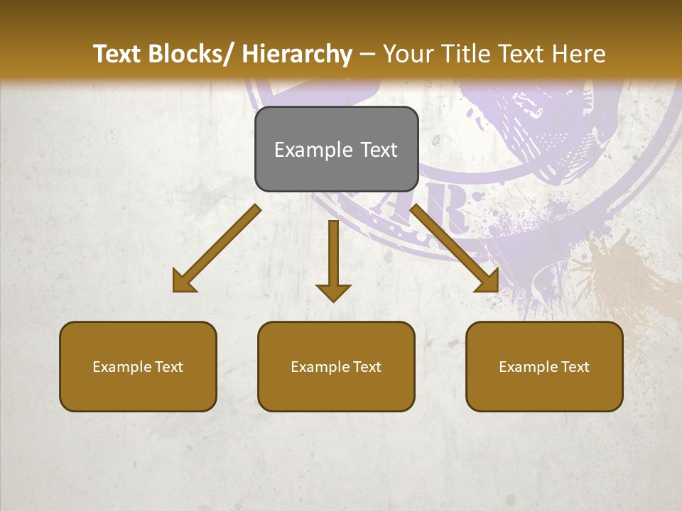 Spring Poster Grunge PowerPoint Template