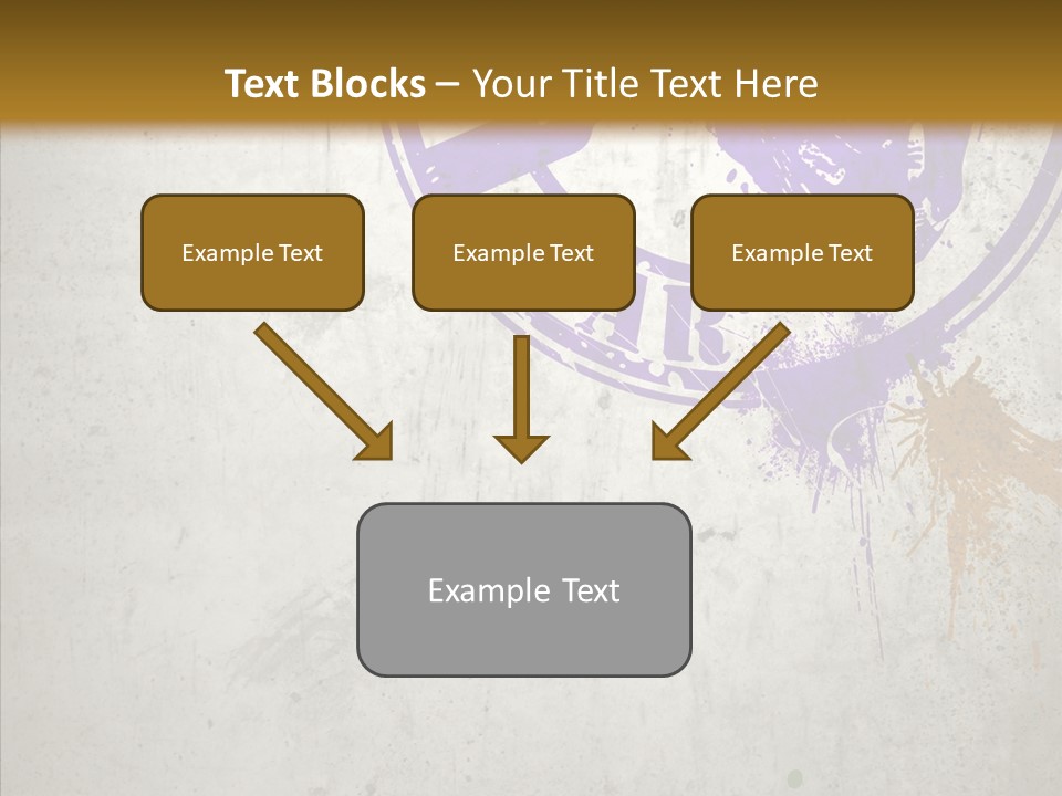 Spring Poster Grunge PowerPoint Template