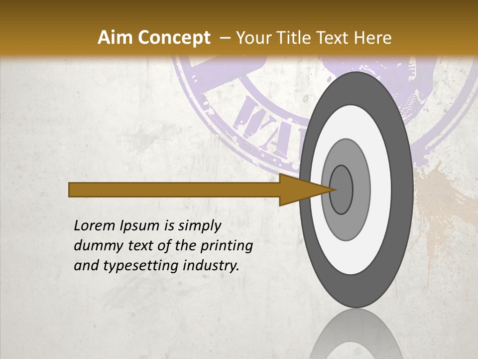 Spring Poster Grunge PowerPoint Template