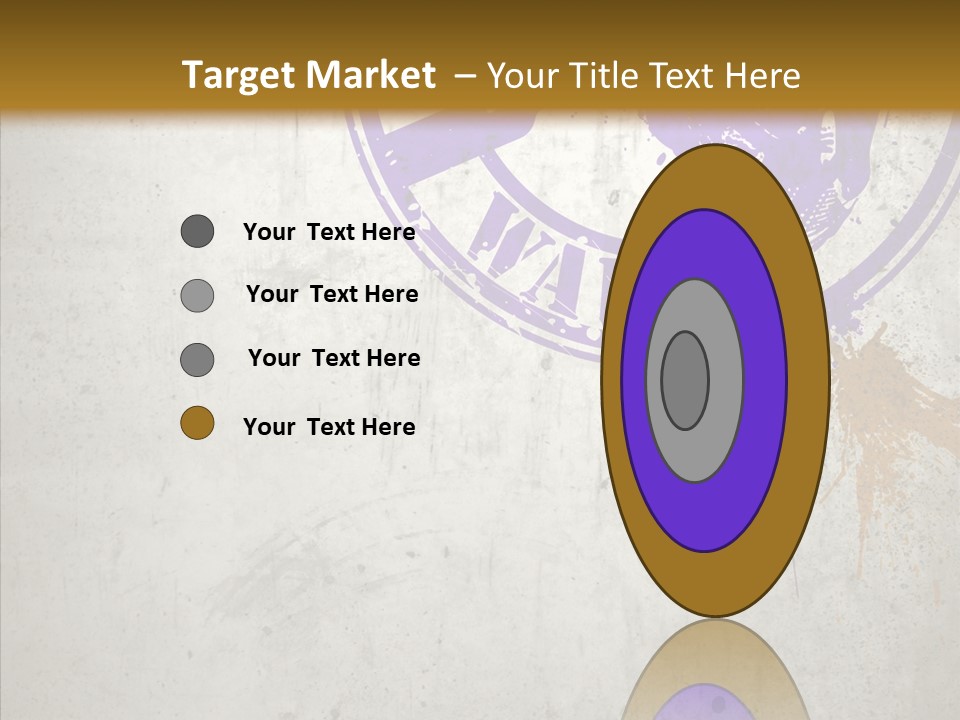 Spring Poster Grunge PowerPoint Template