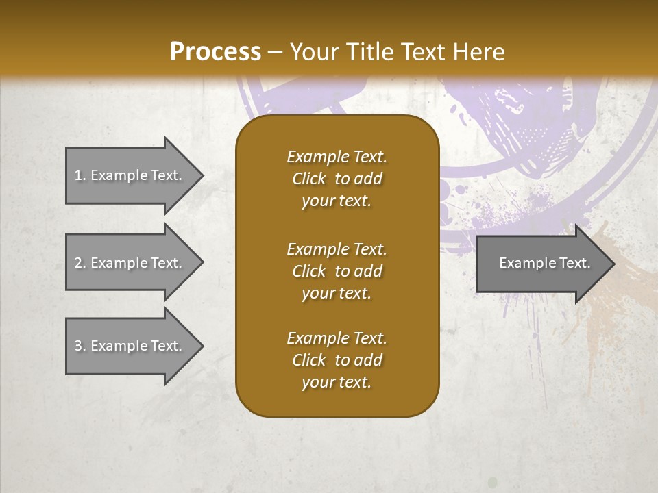 Spring Poster Grunge PowerPoint Template