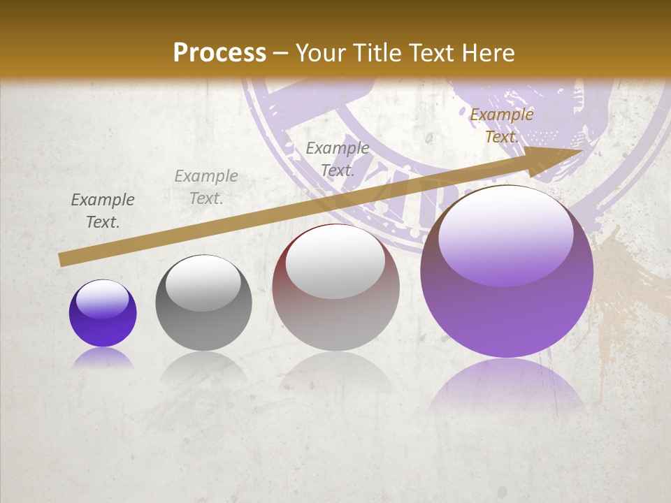 Spring Poster Grunge PowerPoint Template