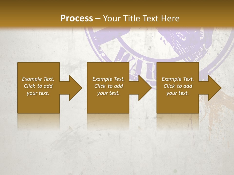 Spring Poster Grunge PowerPoint Template