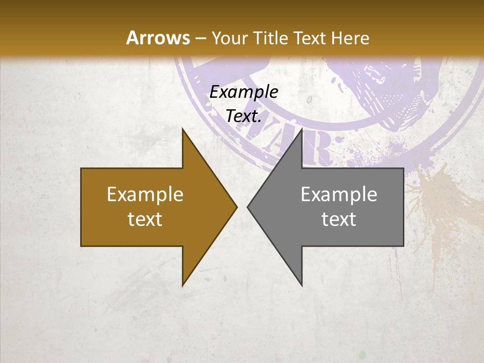 Spring Poster Grunge PowerPoint Template