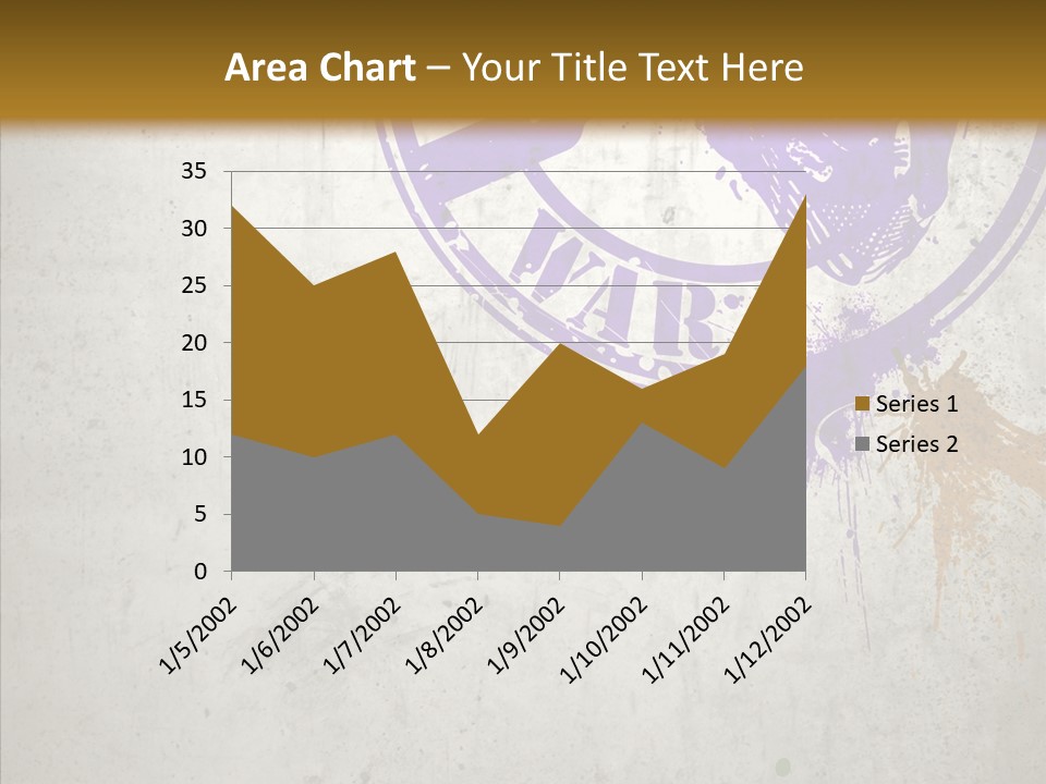 Spring Poster Grunge PowerPoint Template