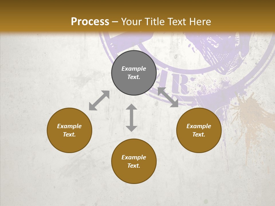 Spring Poster Grunge PowerPoint Template