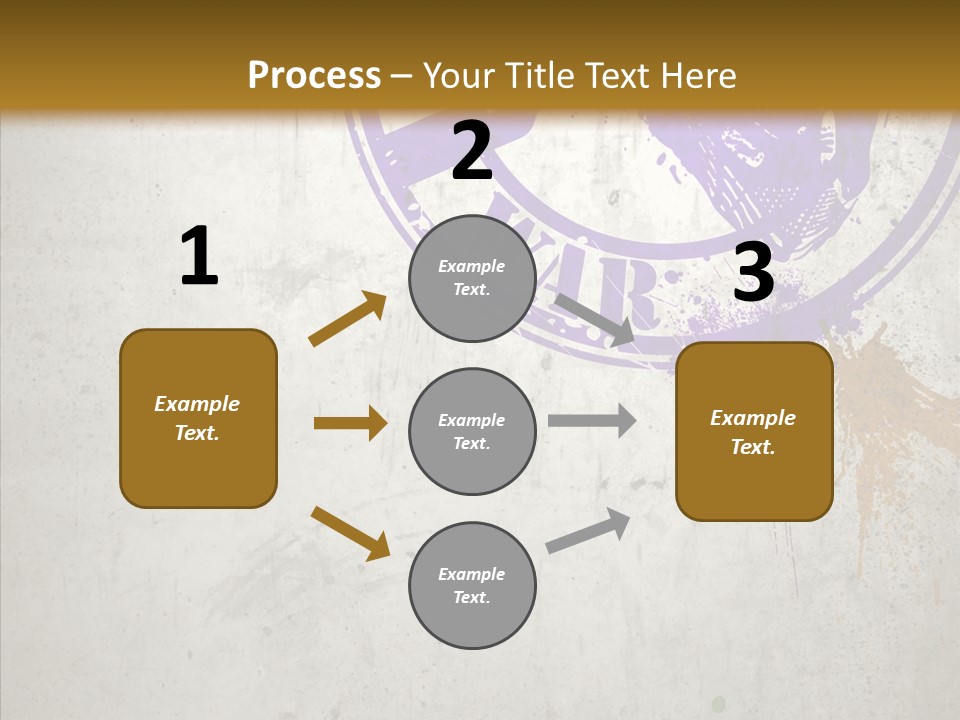 Spring Poster Grunge PowerPoint Template