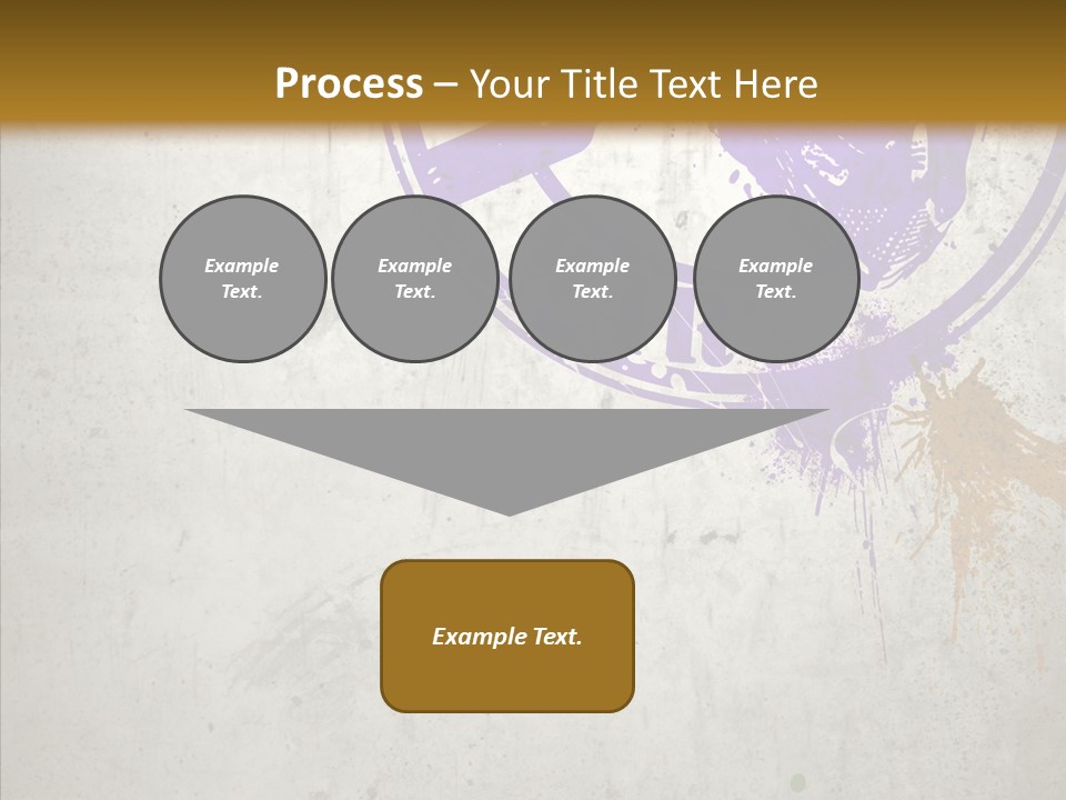 Spring Poster Grunge PowerPoint Template