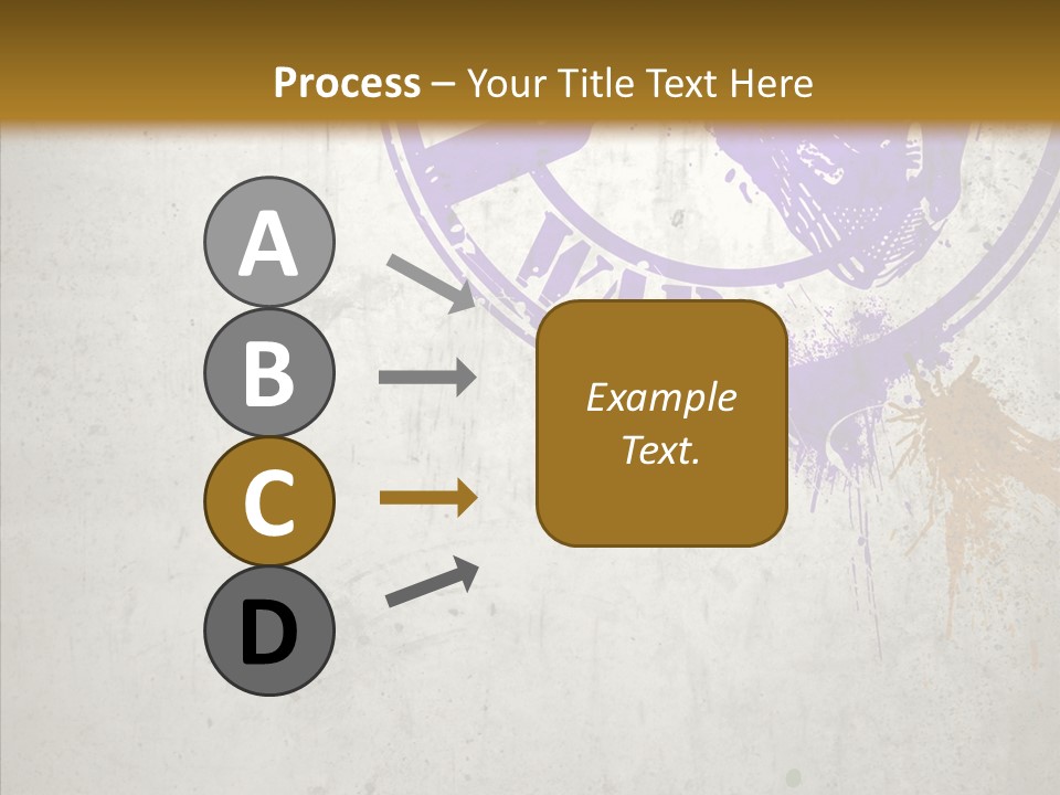 Spring Poster Grunge PowerPoint Template