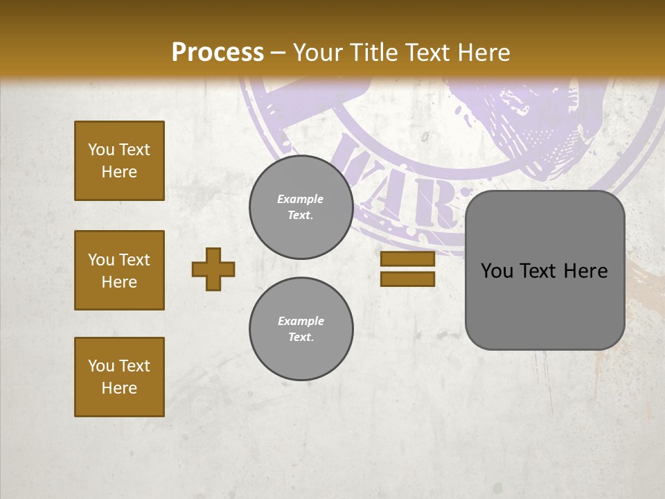 Spring Poster Grunge PowerPoint Template