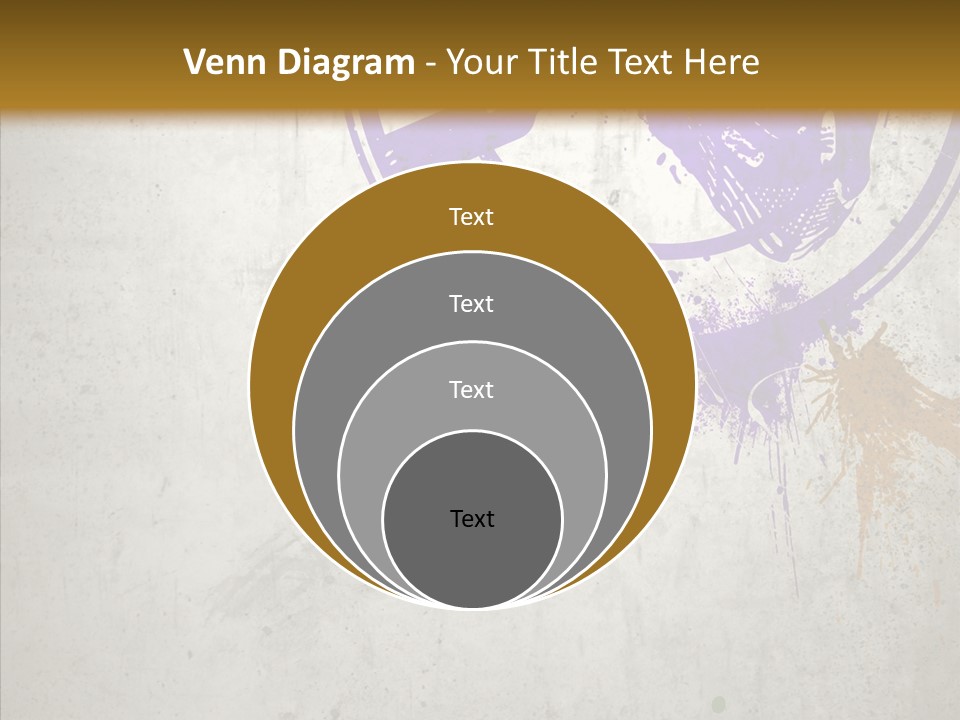 Spring Poster Grunge PowerPoint Template