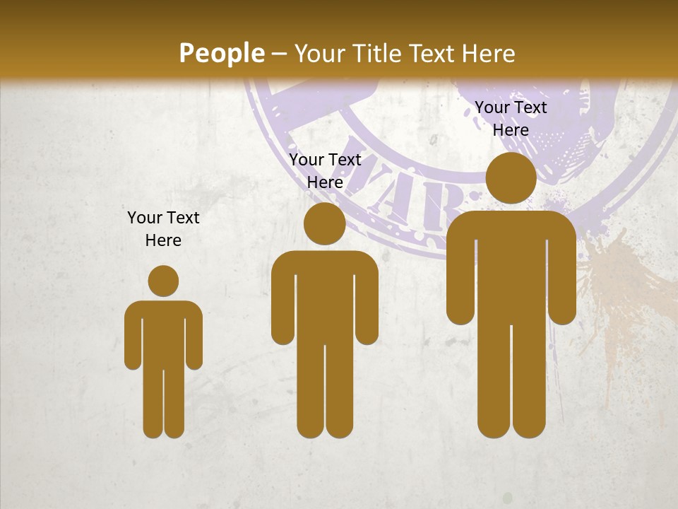 Spring Poster Grunge PowerPoint Template