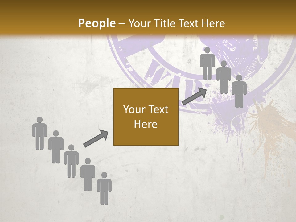 Spring Poster Grunge PowerPoint Template