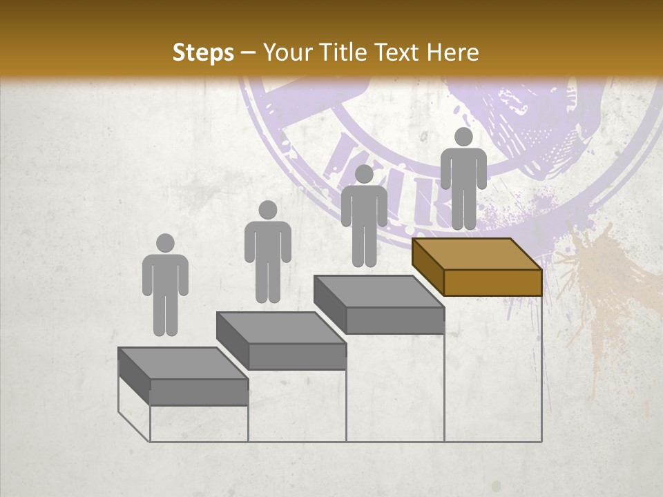 Spring Poster Grunge PowerPoint Template