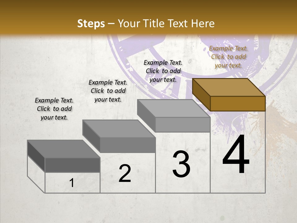Spring Poster Grunge PowerPoint Template