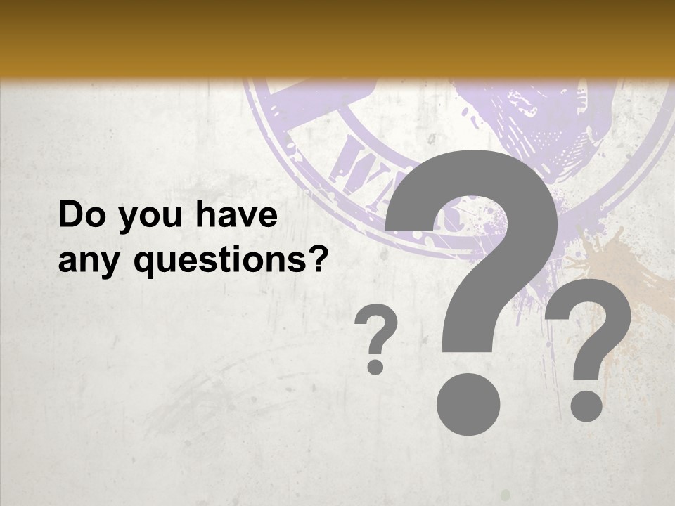 Spring Poster Grunge PowerPoint Template