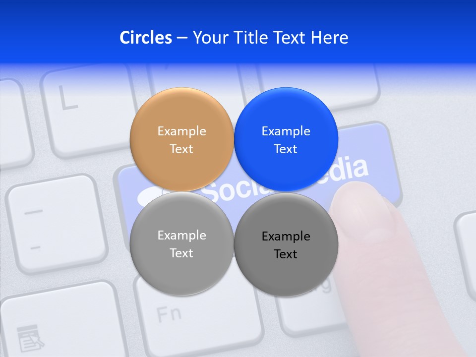 Communicate Computer Concept PowerPoint Template