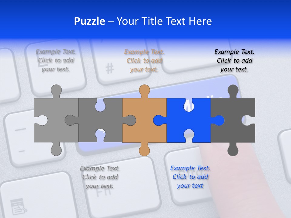 Communicate Computer Concept PowerPoint Template