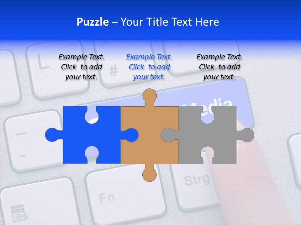 Communicate Computer Concept PowerPoint Template