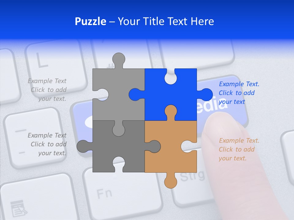 Communicate Computer Concept PowerPoint Template
