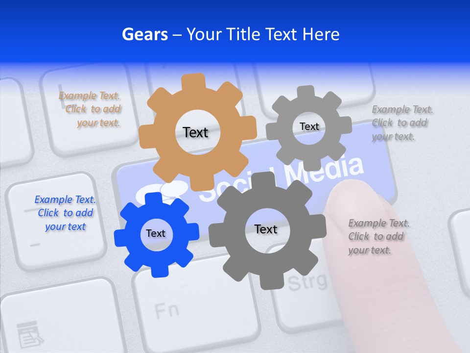 Communicate Computer Concept PowerPoint Template