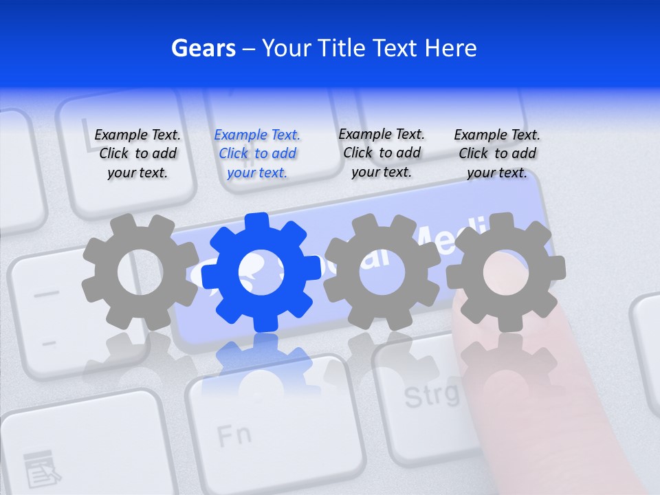 Communicate Computer Concept PowerPoint Template