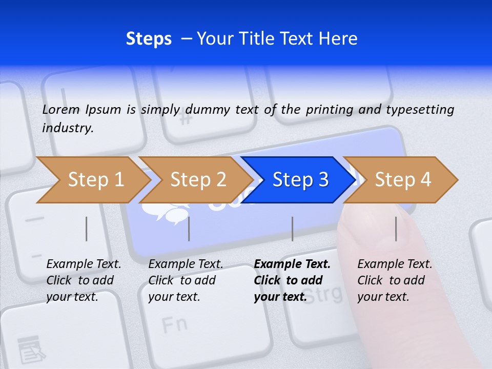 Communicate Computer Concept PowerPoint Template