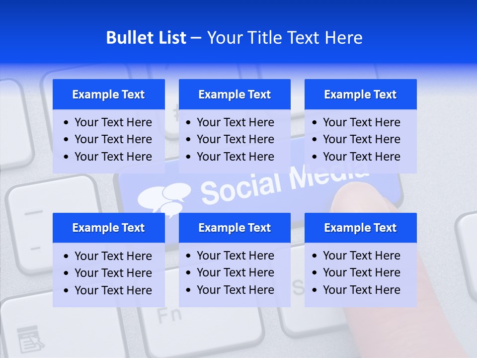Communicate Computer Concept PowerPoint Template