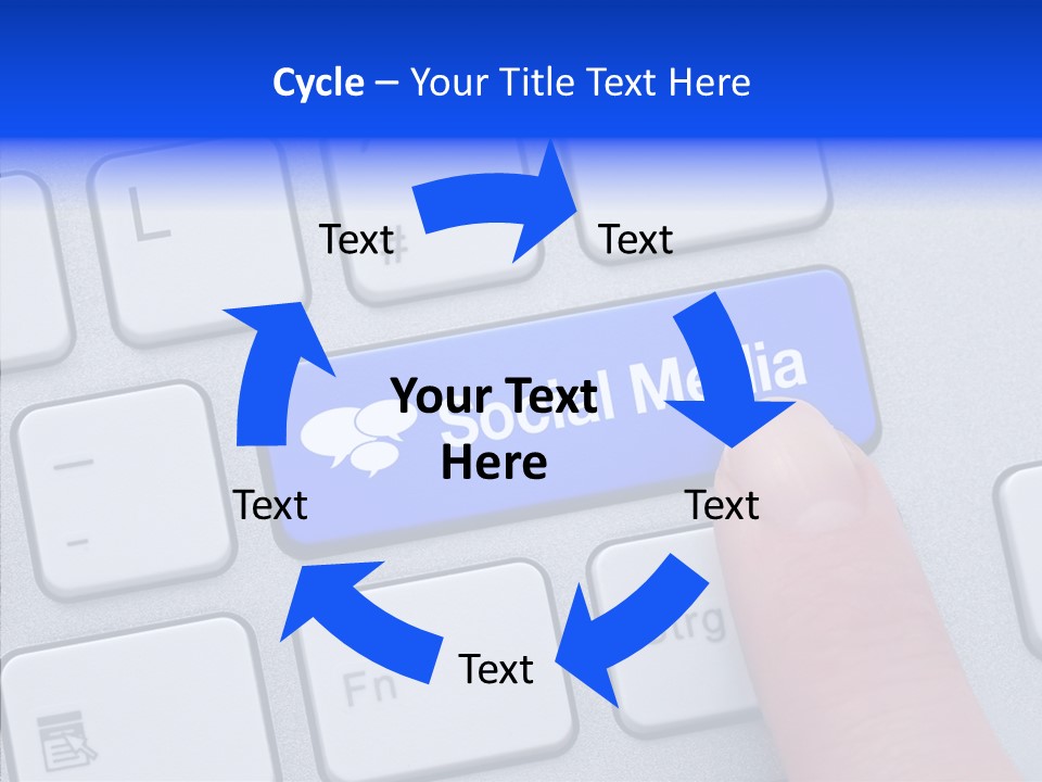 Communicate Computer Concept PowerPoint Template