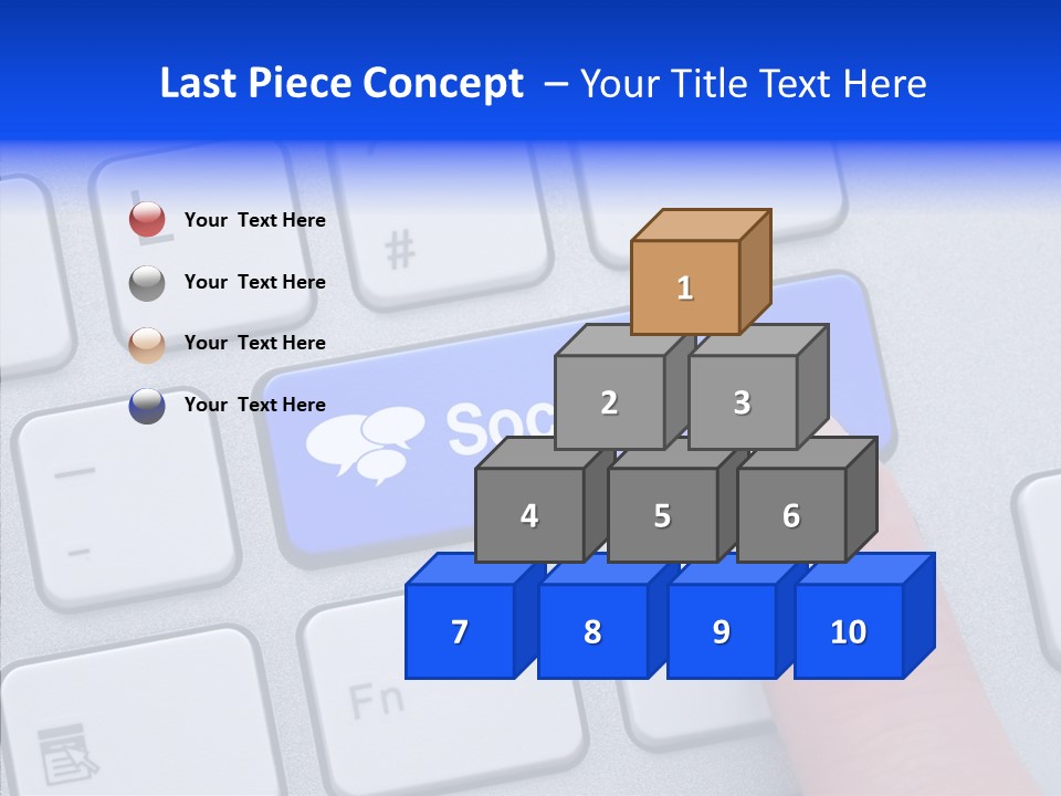 Communicate Computer Concept PowerPoint Template
