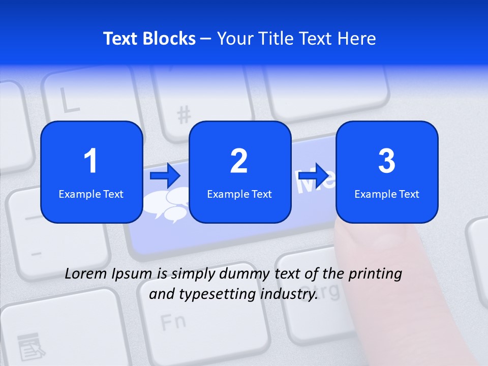 Communicate Computer Concept PowerPoint Template